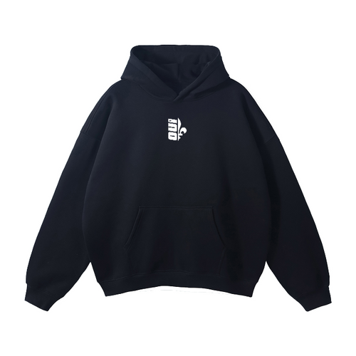 Hoodie - Plaque noir