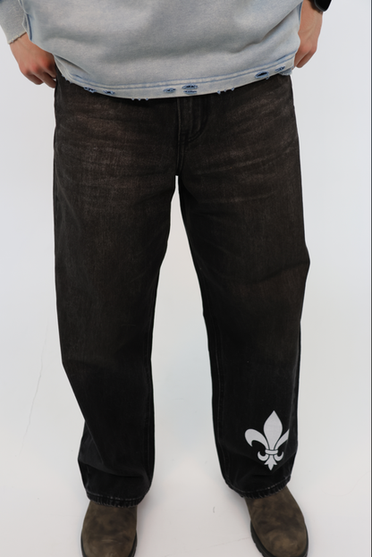 Baggy jeans - Fleur de Lys