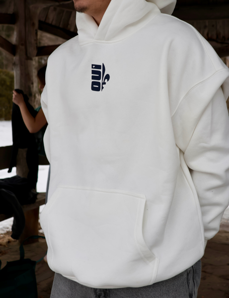 Hoodie - Plaque blanc