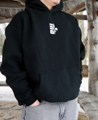 Hoodie - Plaque noir